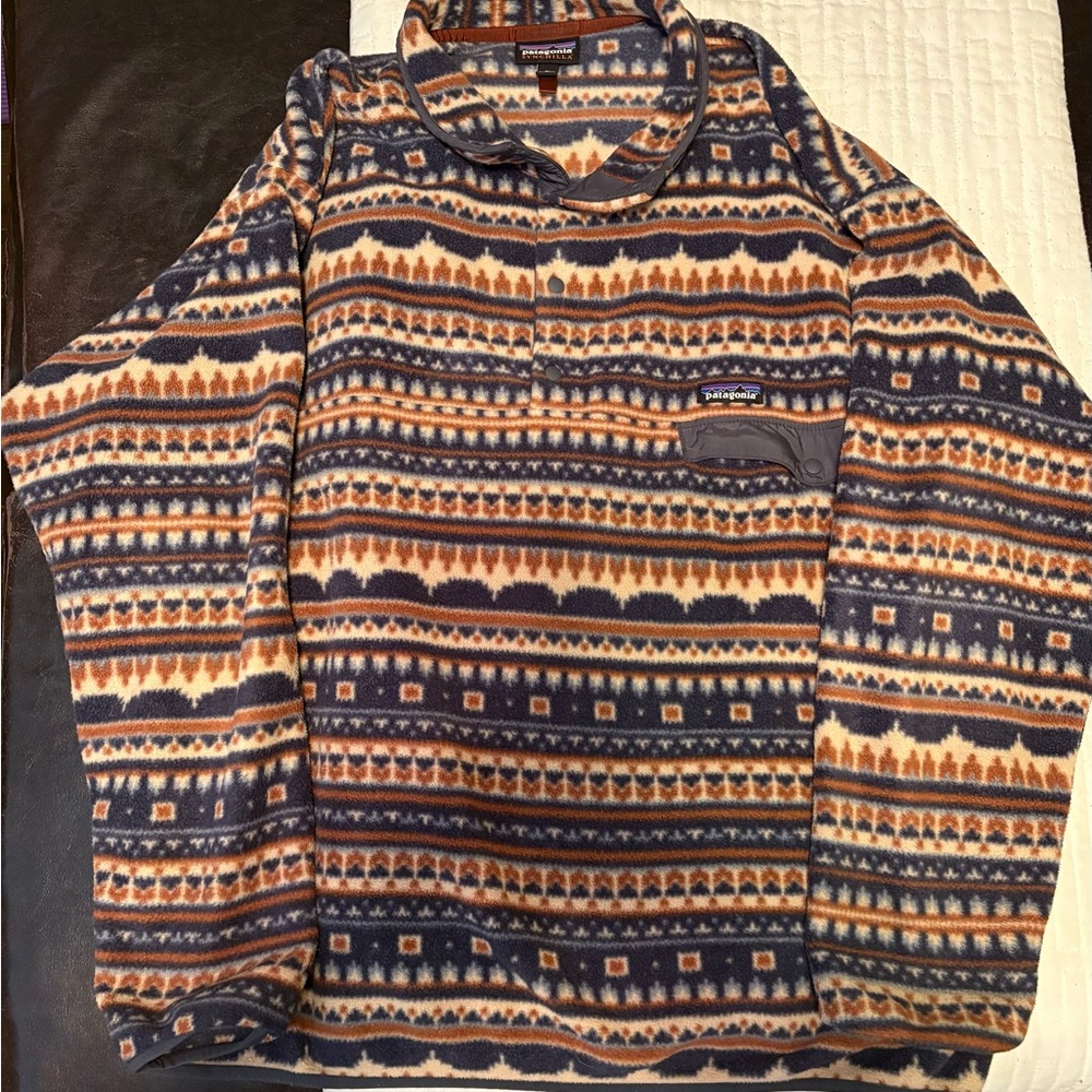 Men’s Patagonia Synchilla Fleece Pullover: Cottage Isle